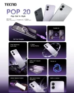 Tecno Pop 20 (128GB/4GB; 13MP Dual Camera; 5000mAh) - Image 3