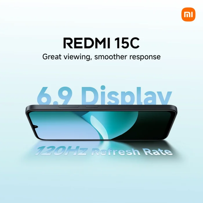 Redmi 15C (128GB/4GB; 50MP Dual Camera; 6000mAh)